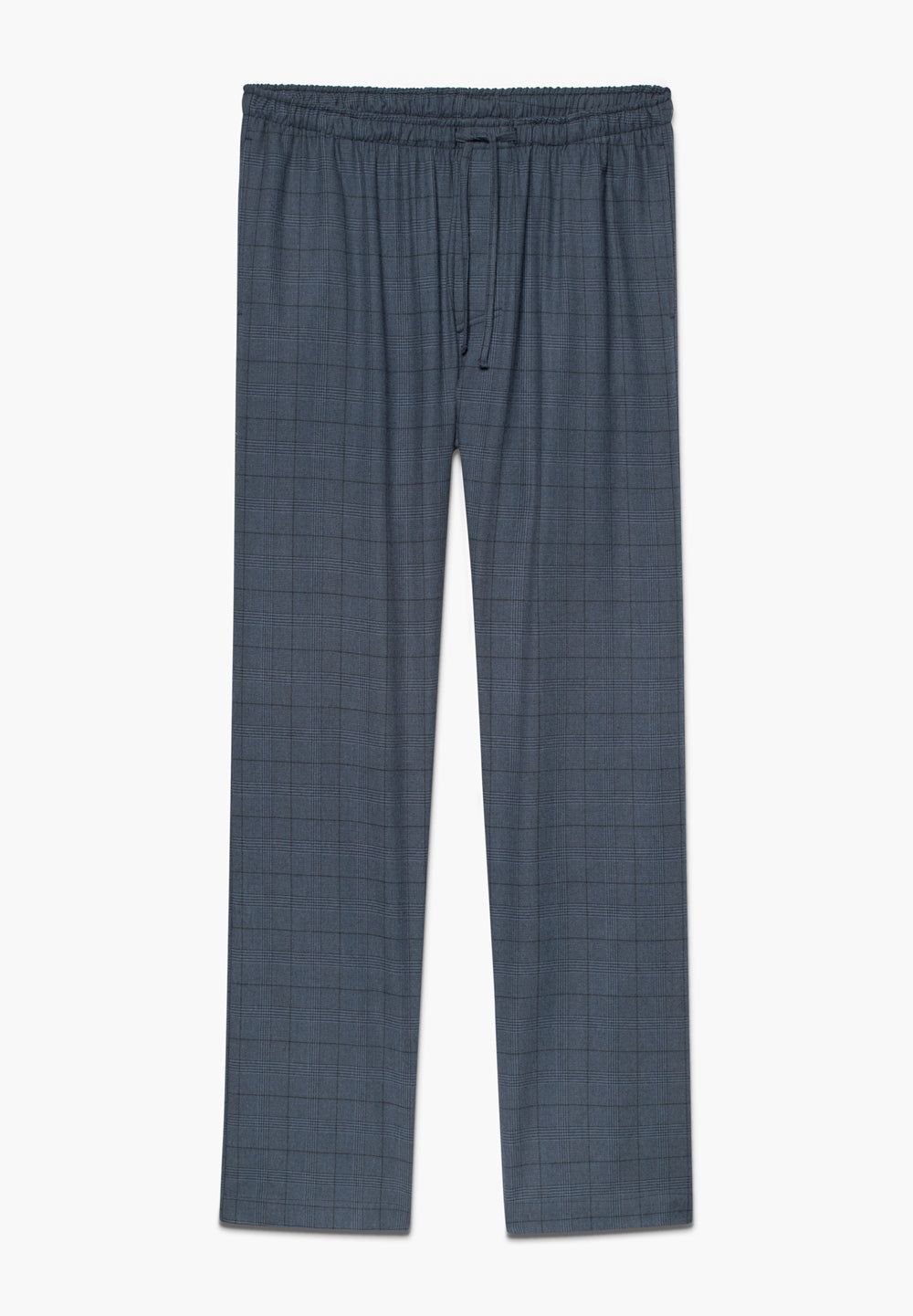 Flannel Merino Blend | Pantalon long - blue check
