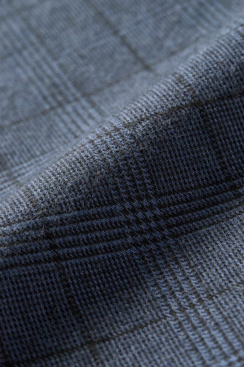 Flannel Merino Blend | Pantalon long - blue check