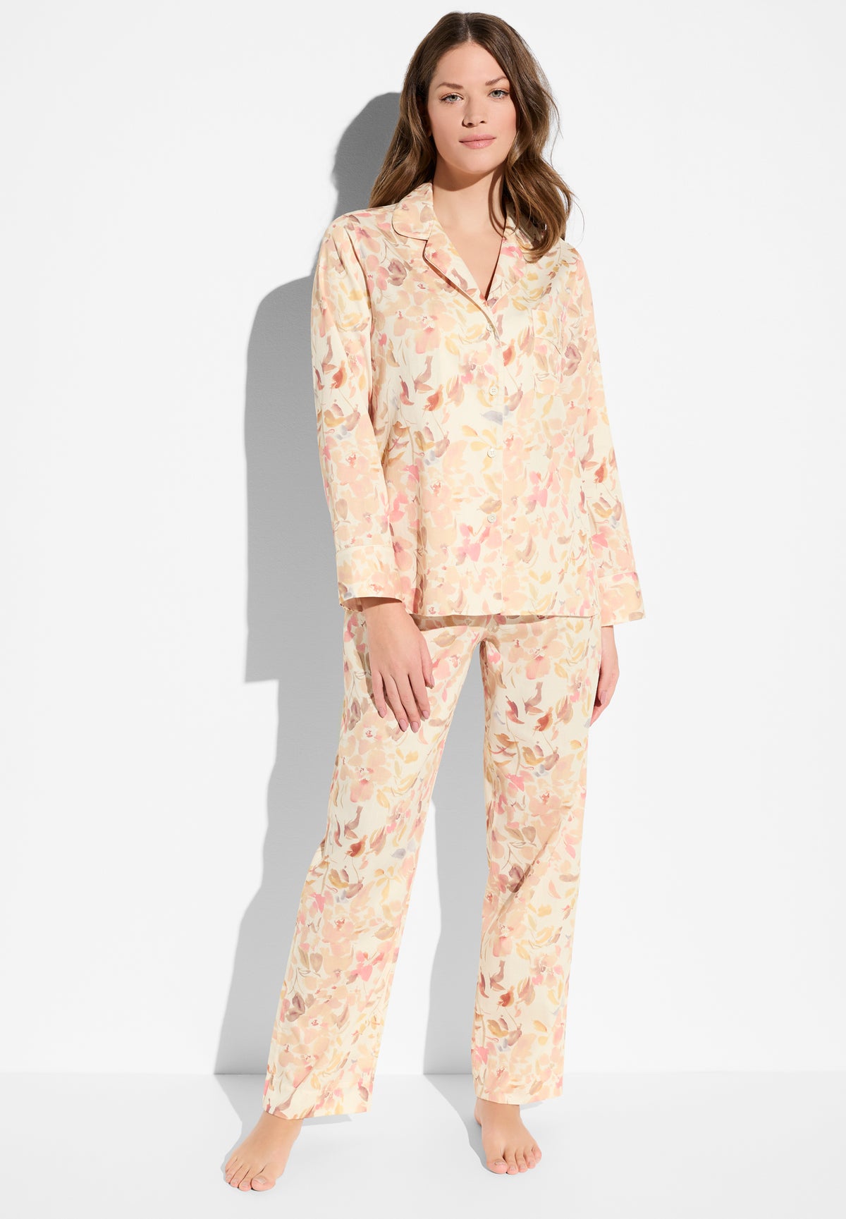 Cotton Sateen Print | Pyjama lang - autumn florals