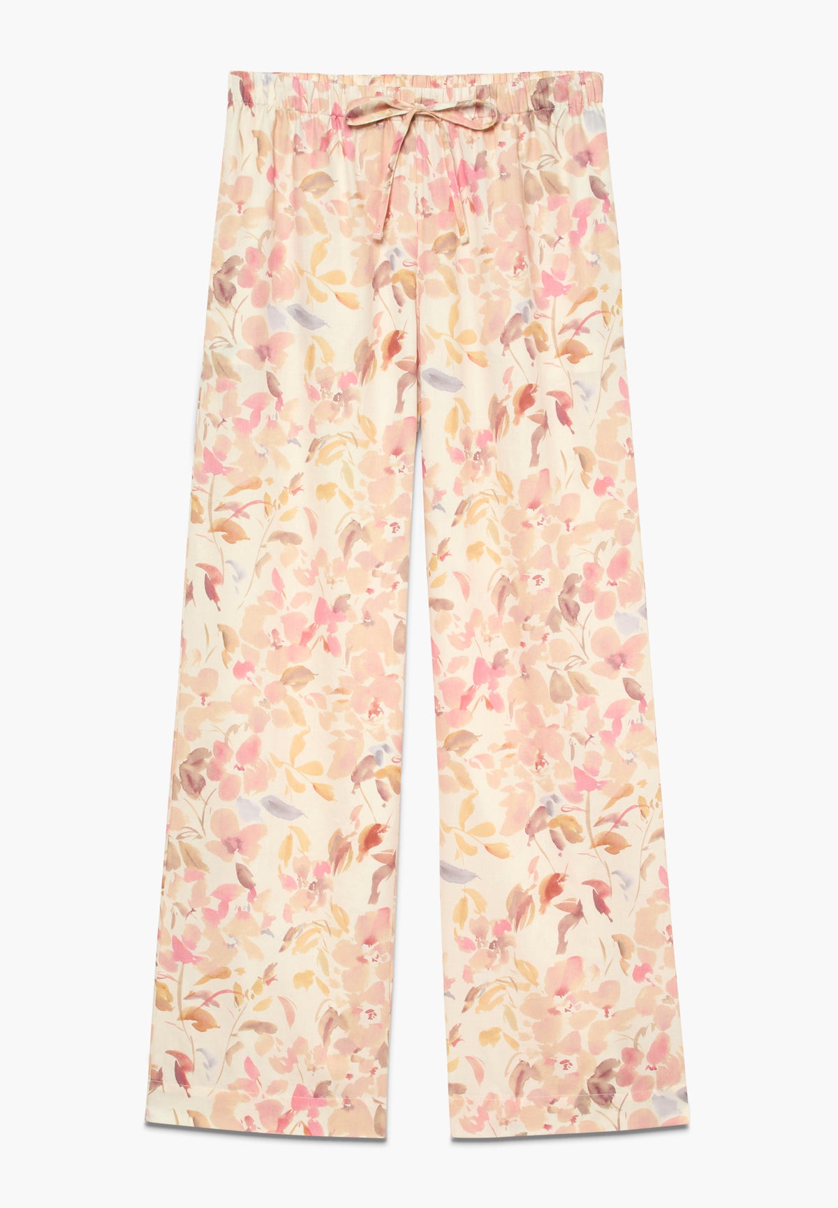 Cotton Sateen Print | Hose lang - autumn florals