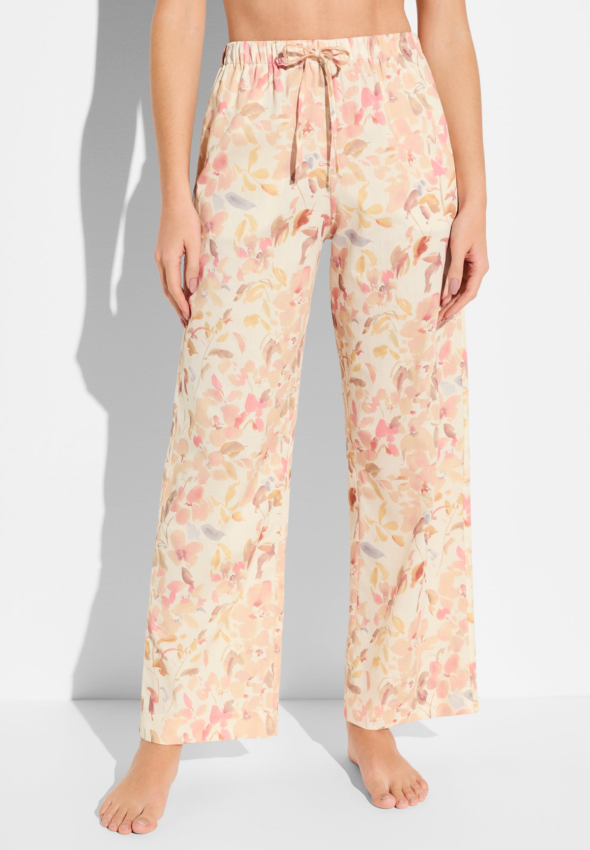 Cotton Sateen Print | Hose lang - autumn florals