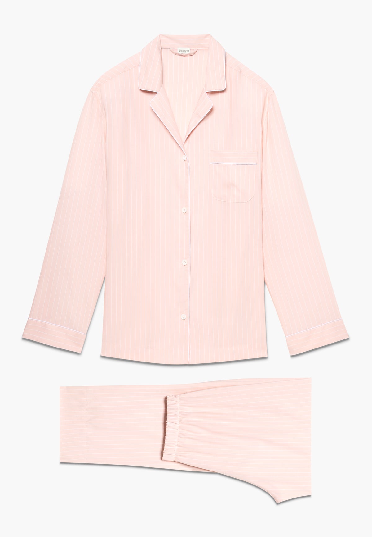 Sustainable Luxury Stripes | Pyjama lang - pink stripes