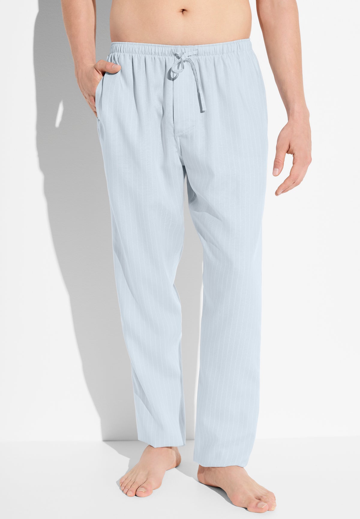 Sustainable Luxury Stripes | Hose lang - blue stripes