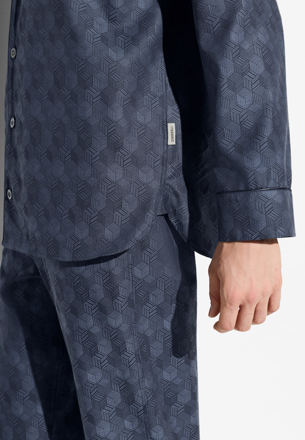 Luxury Jacquard | Pyjama lang - labyrinth dark
