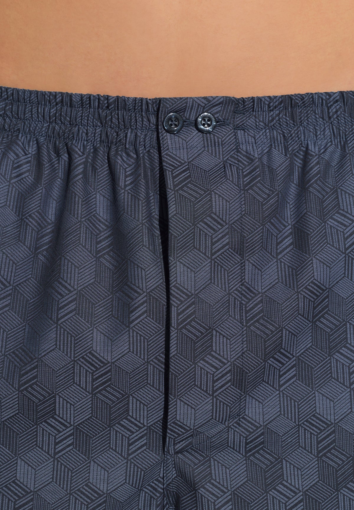 Luxury Jacquard | Boxer Shorts, Classic Fit - labyrinth dark