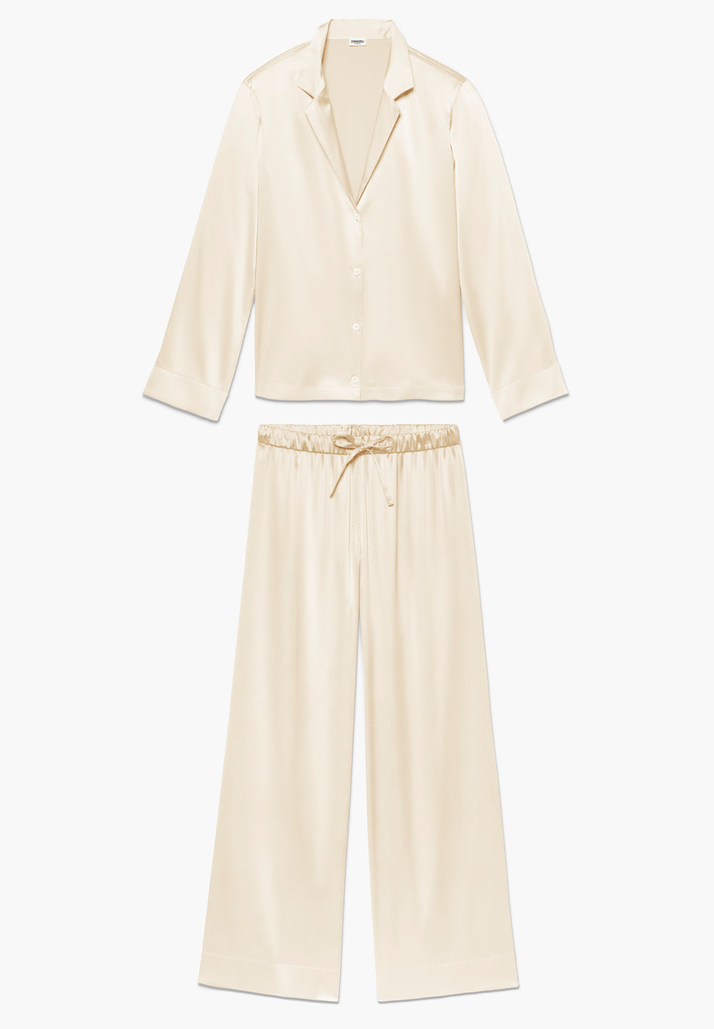 Luxury Silk | Pyjama lang - pearl