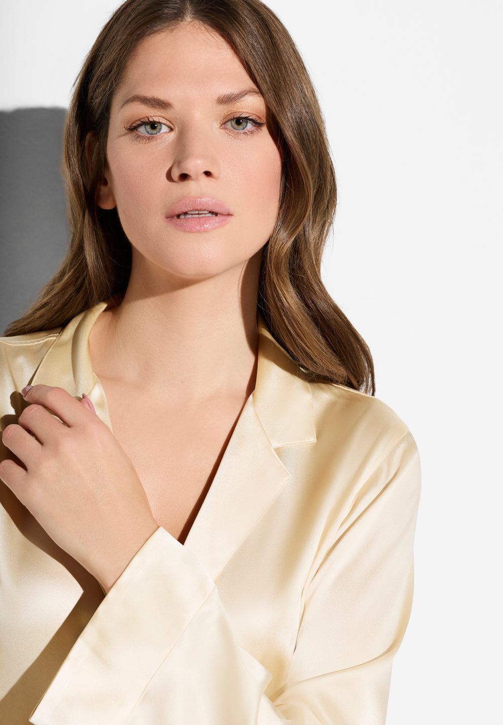 Luxury Silk | Pyjama lang - pearl