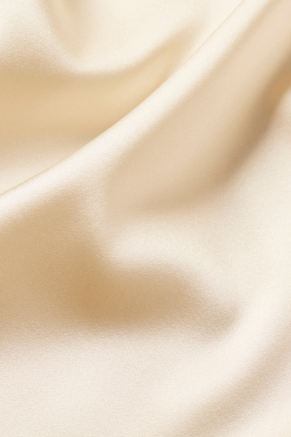 Luxury Silk | Morgenmantel lang - pearl