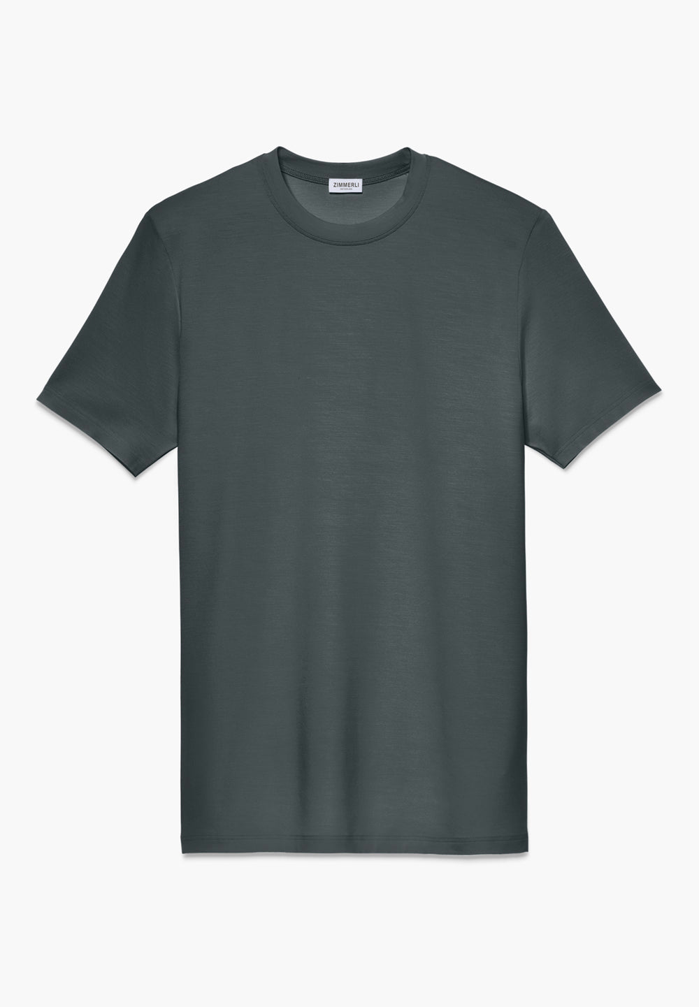 Pureness | T-Shirt kurzarm aus Modal, Body Fit - rock