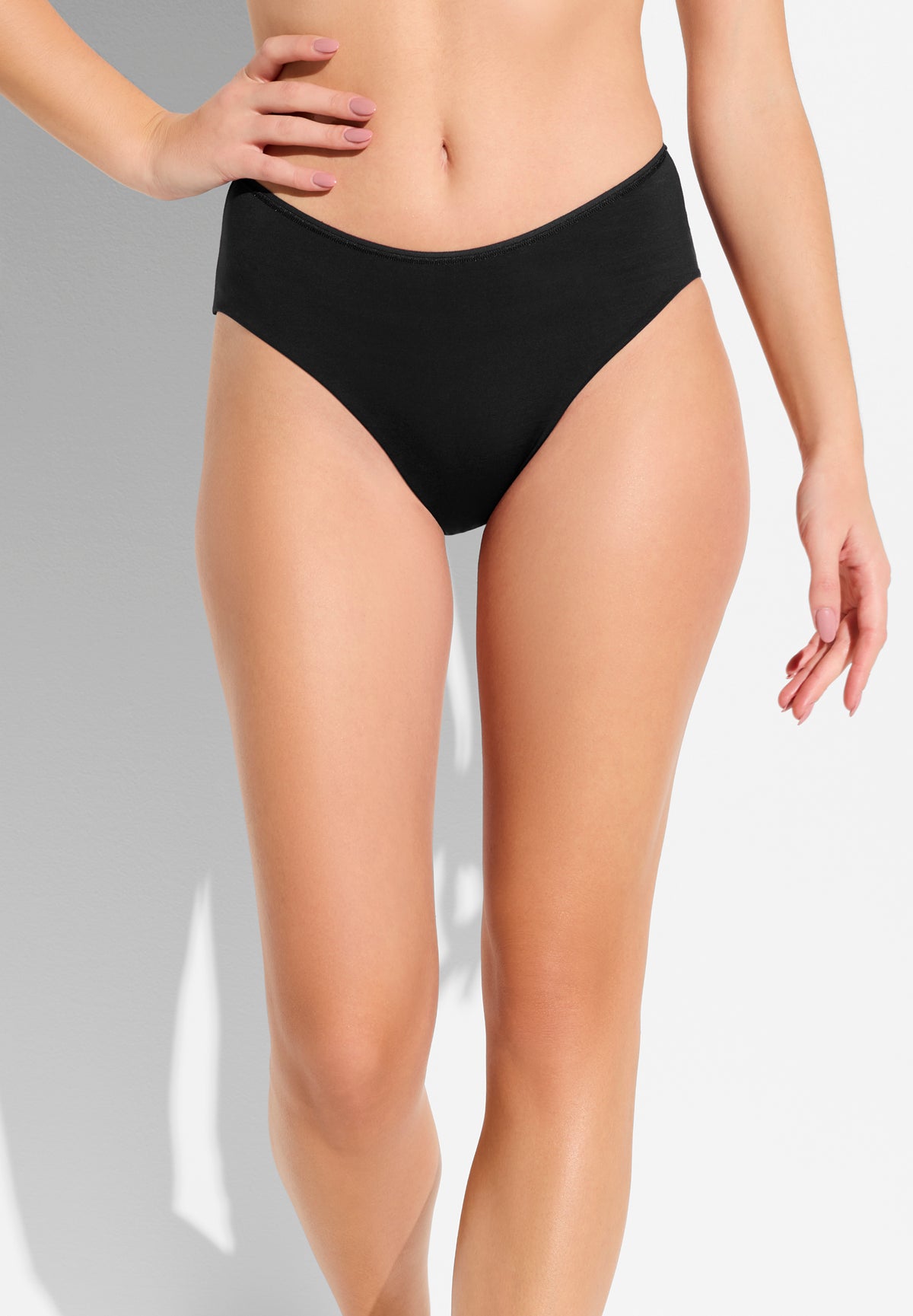 Pureness | Midi Slip aus Modal - schwarz