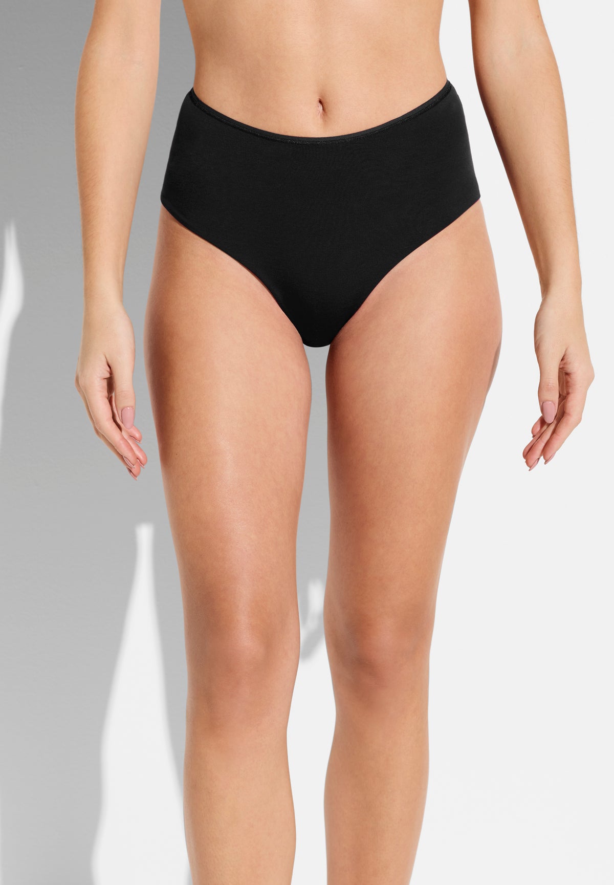 Pureness | Maxi Slip aus Modal - schwarz