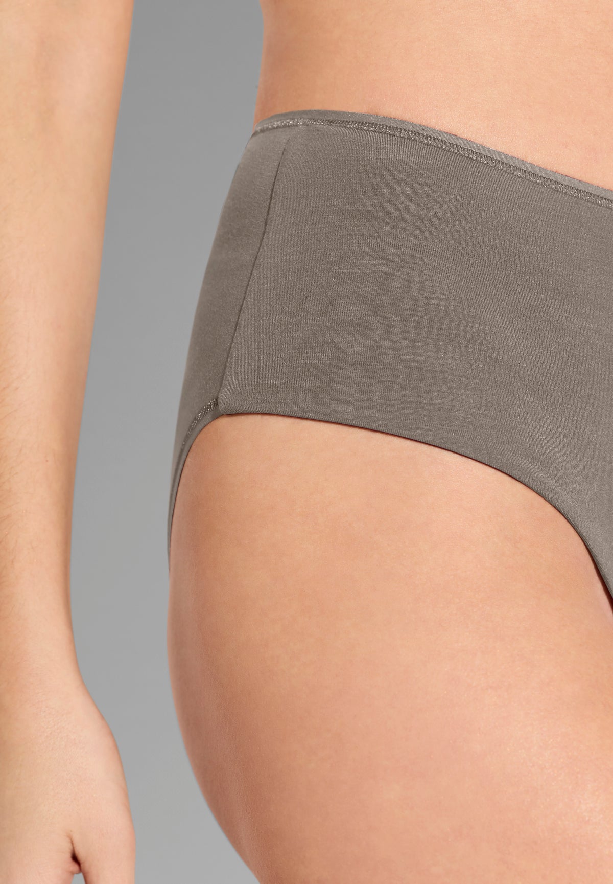 Pureness | Maxi Slip aus Modal - walnut