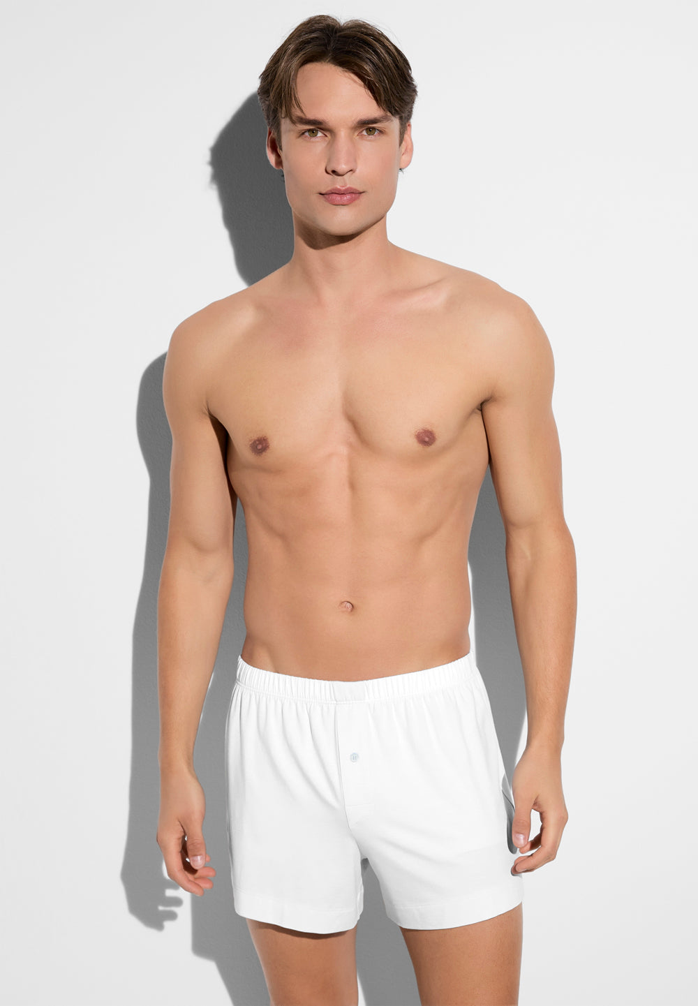 Pureness | Boxer Shorts aus Modal, mit Eingriff - white