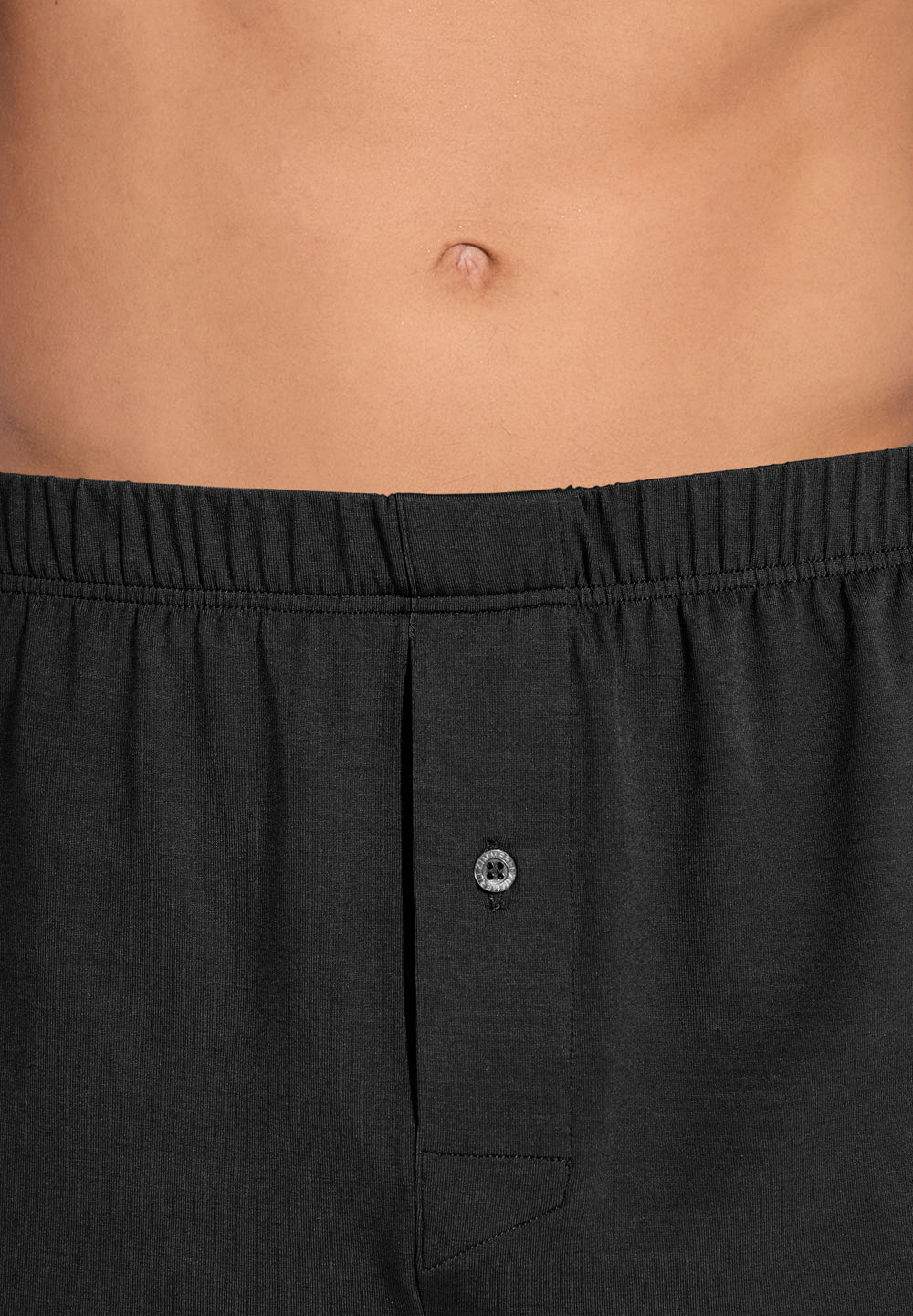 Pureness | Boxer Shorts aus Modal, mit Eingriff - schwarz
