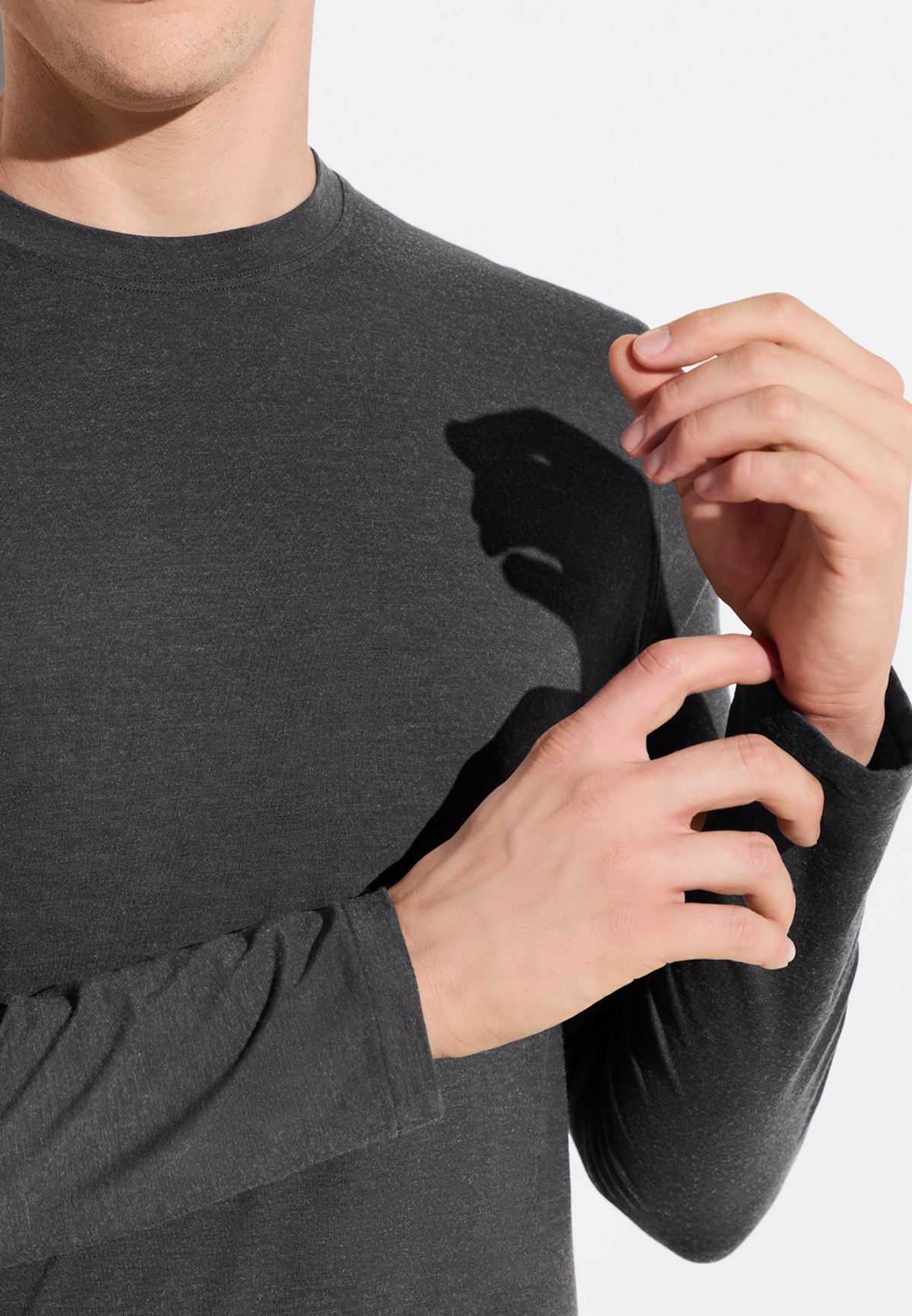 Cozy Comfort | T-Shirt langarm - graphit