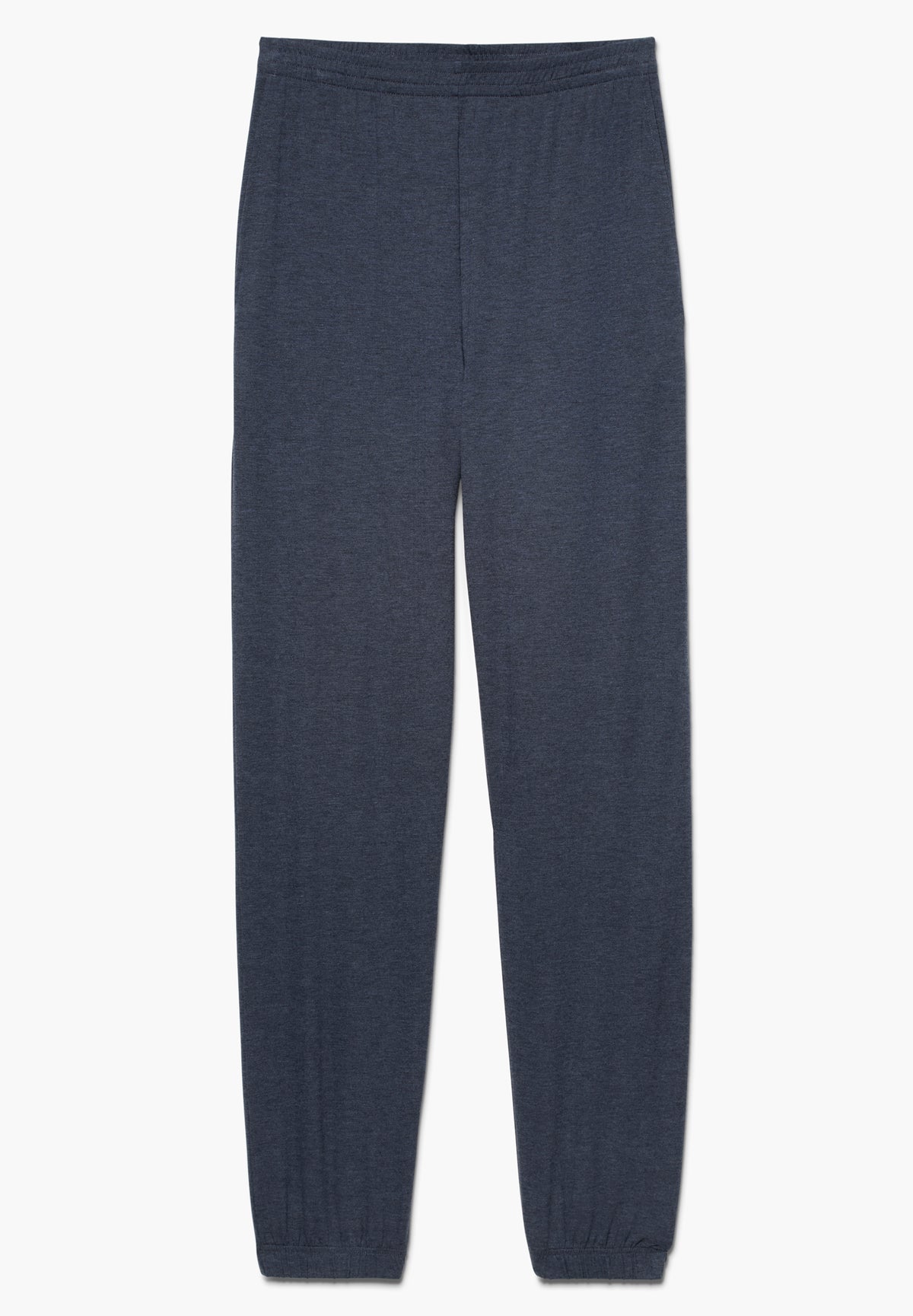 Soft Lounge | Hose lang mit Bündchen - blue mélange