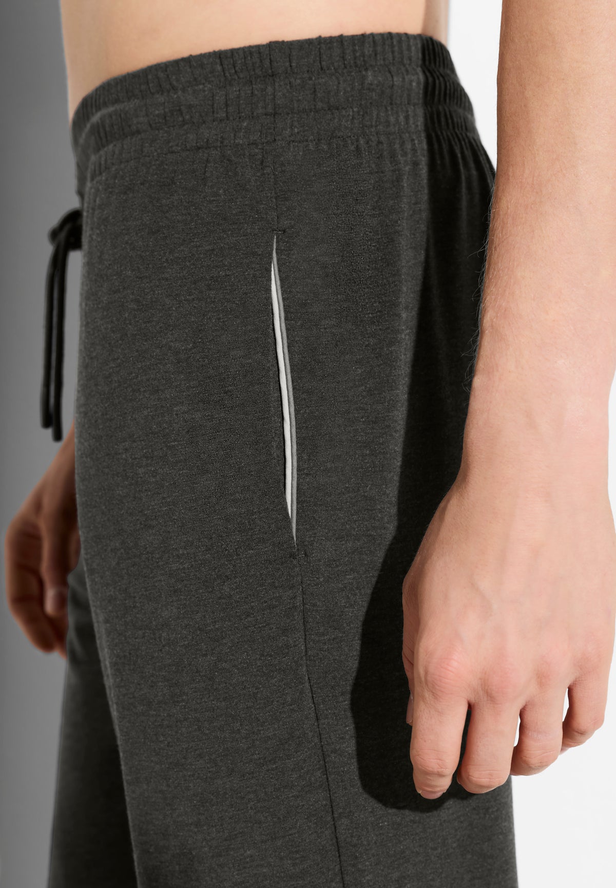 Soft Lounge | Hose lang - dark grey mélange