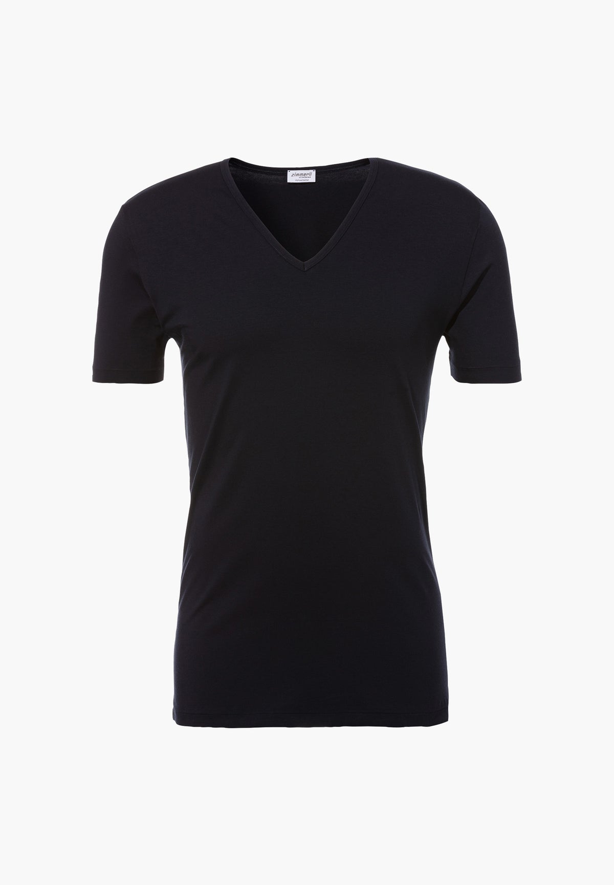 Pure Comfort | T-Shirt Short Sleeve V-Neck - navy