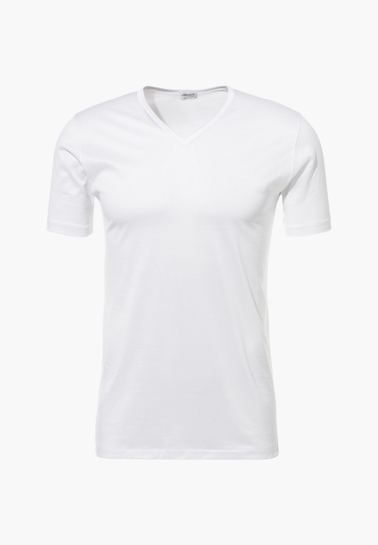 Royal Classic | T-Shirt Short Sleeve V-Neck, super fine - white