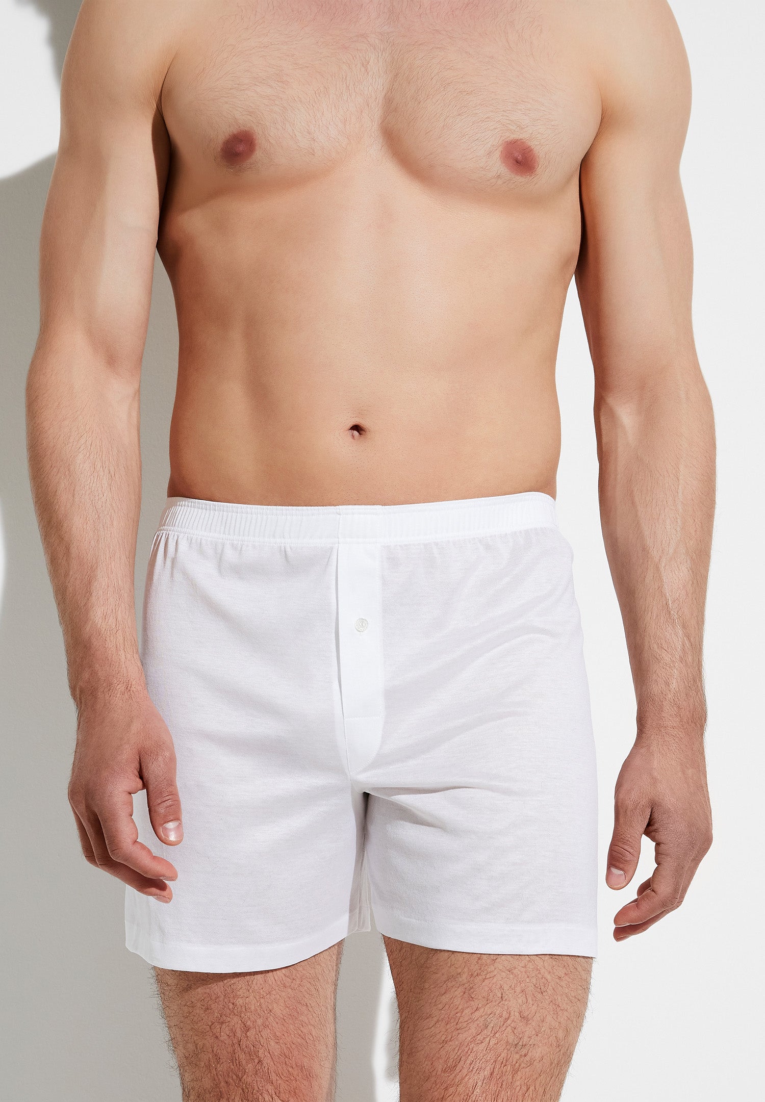 Zimmerli of Switzerland Mercerized Cotton Boxer Briefs White at