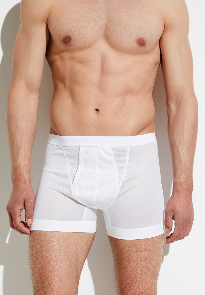 Zimmerli Men Boxer Briefs, 222 BUSINESS CLASS, in black & white – intimo Zimmerli Men Boxer Briefs, 222 BUSINESS CLASS, in black & white – intimo