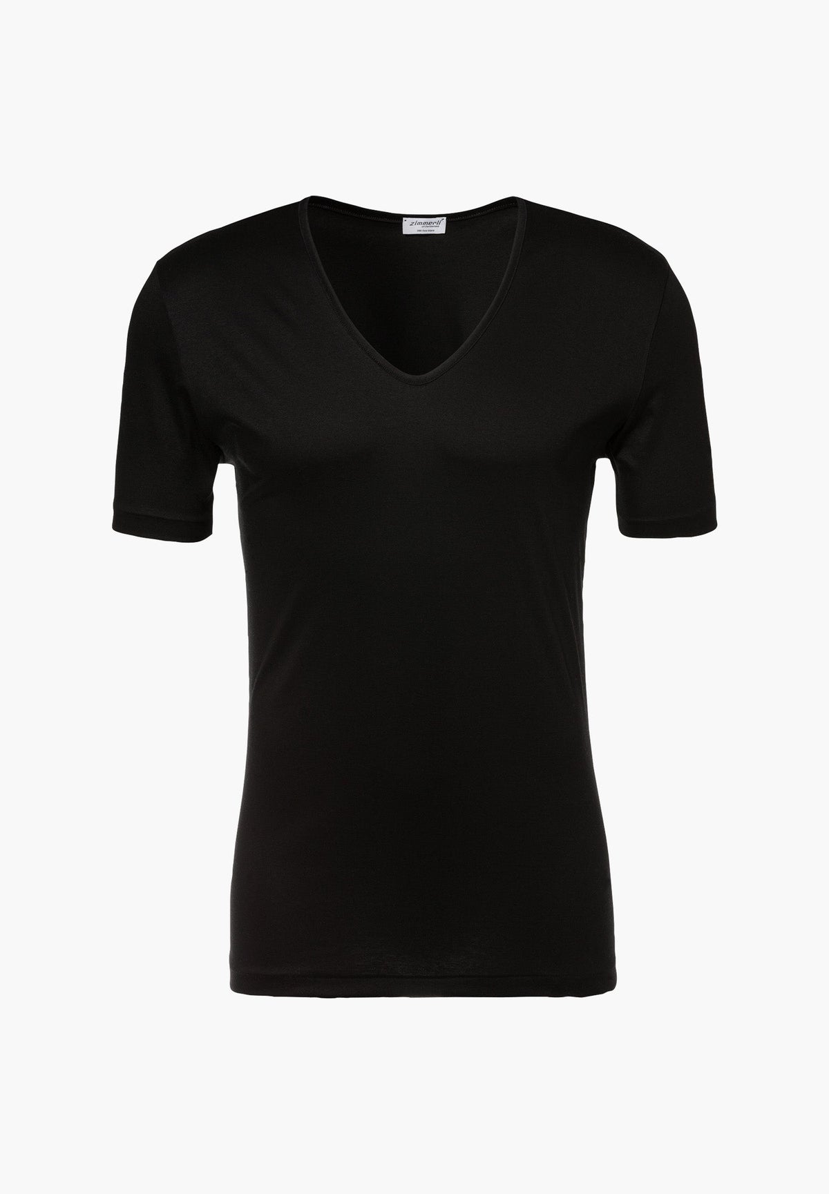 Sea Island | T-Shirt Short Sleeve V-Neck - black