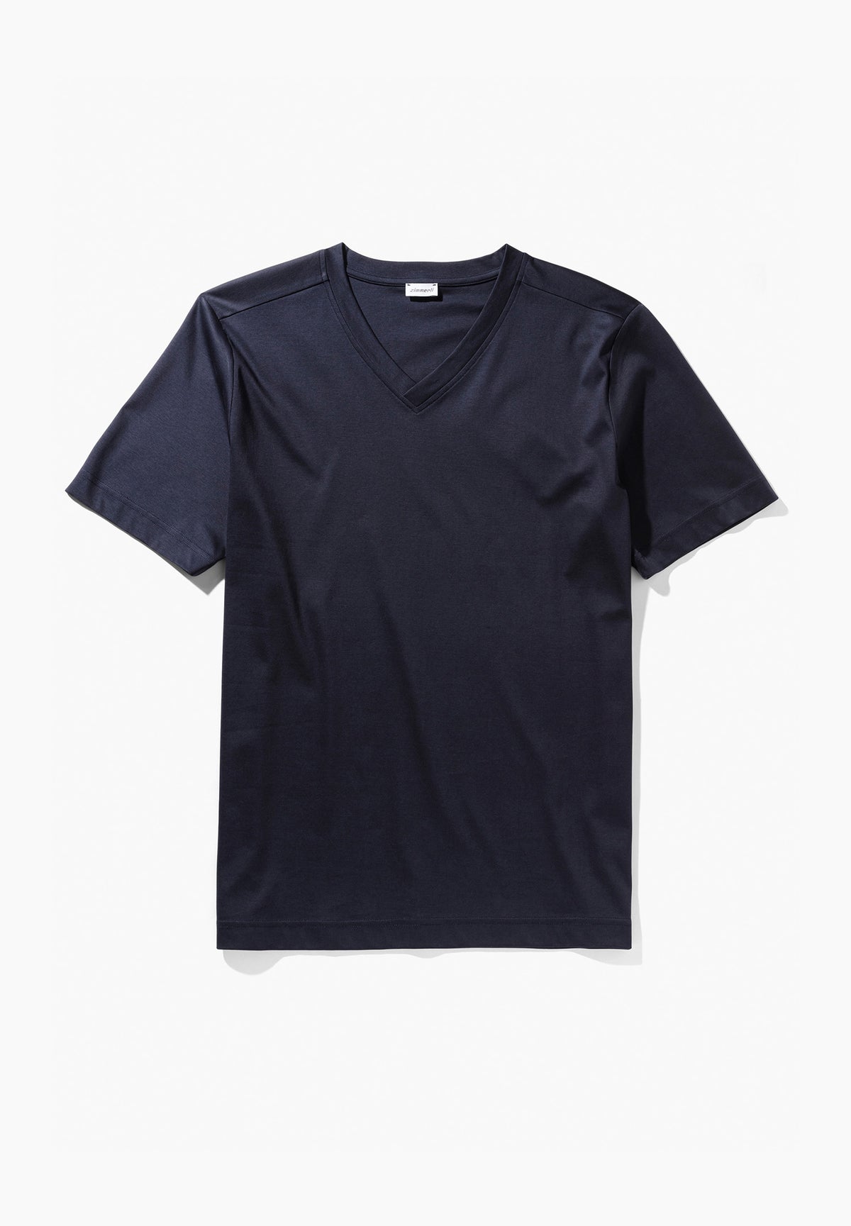 Supreme Green Cotton | T-Shirt à manches courtes col en V - navy