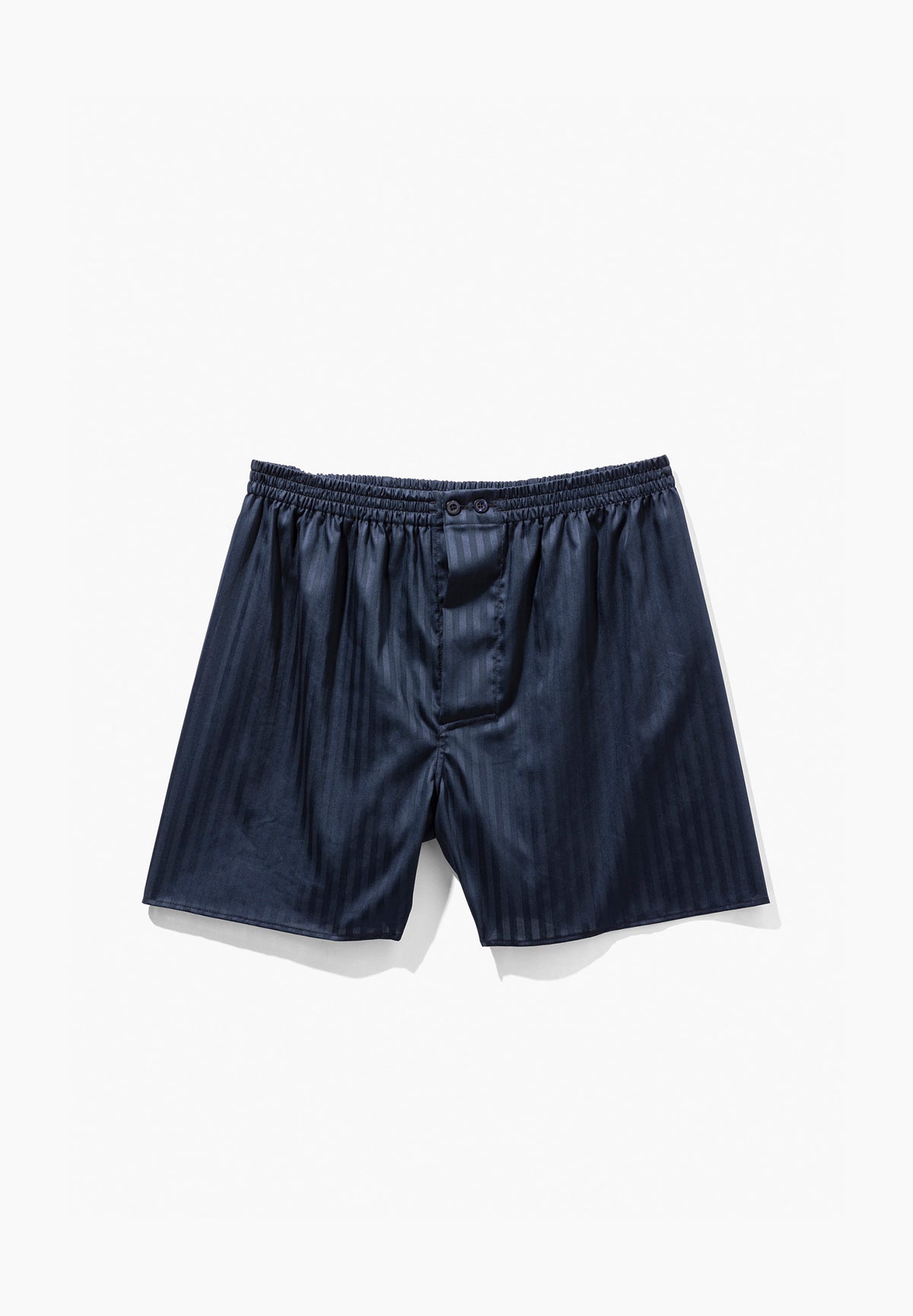 Woven Nightwear | Boxer Shorts - navy