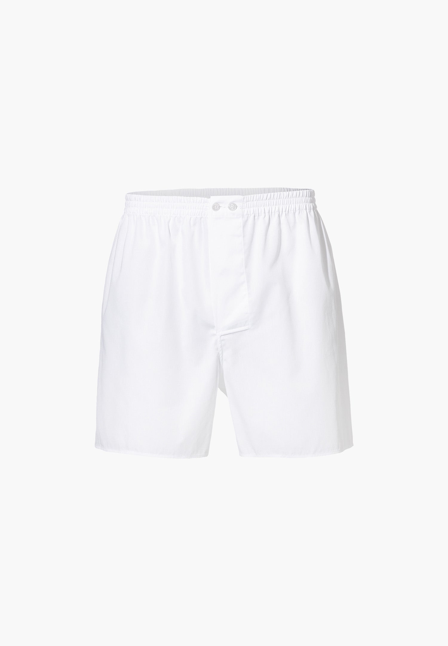 Woven Nightwear | Boxer Shorts - white