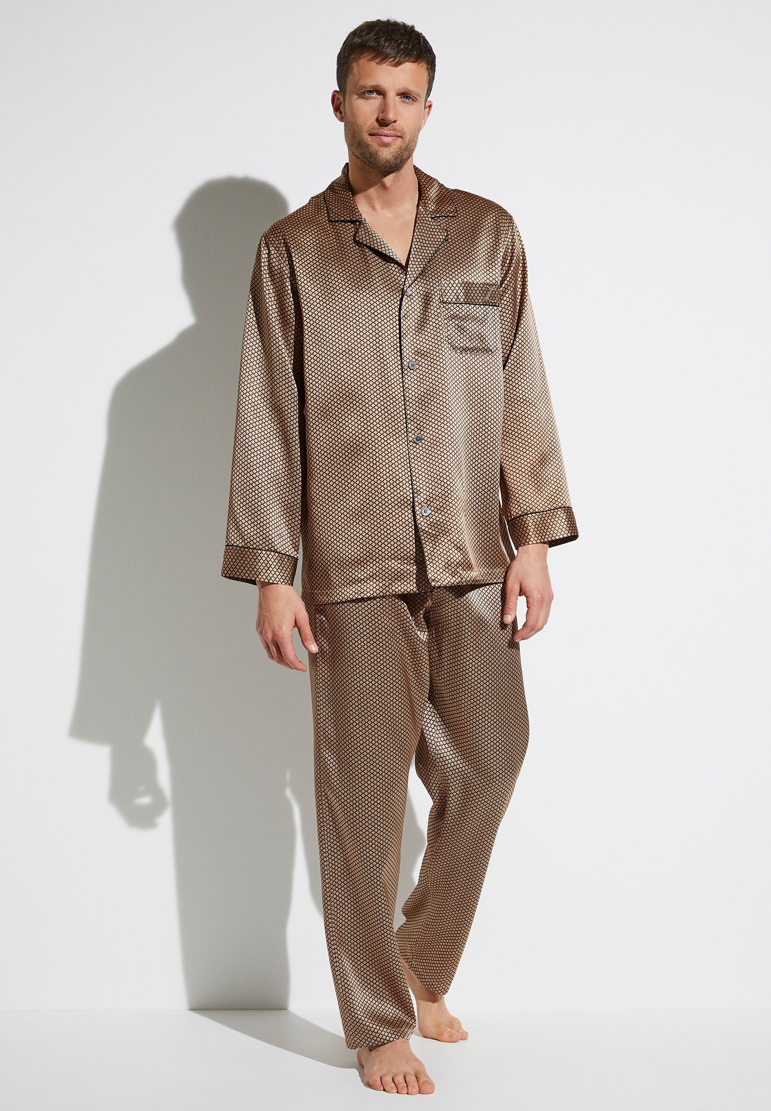 Men Silk Nightwear - Zimmerli of Switzerland (Schweiz)