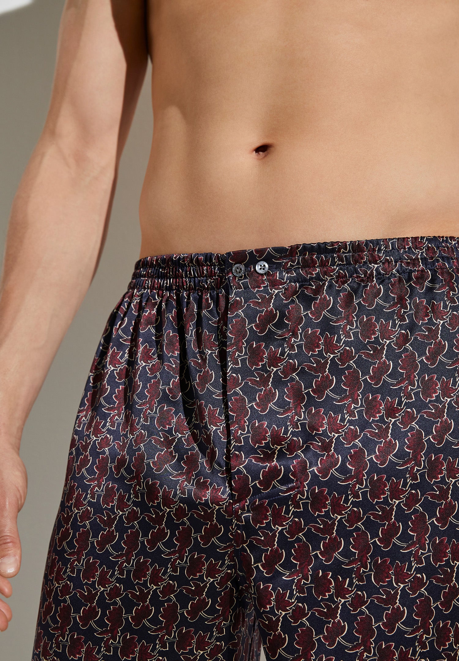 Louis Vuitton Silk Floral Monogram Boxer Shorts