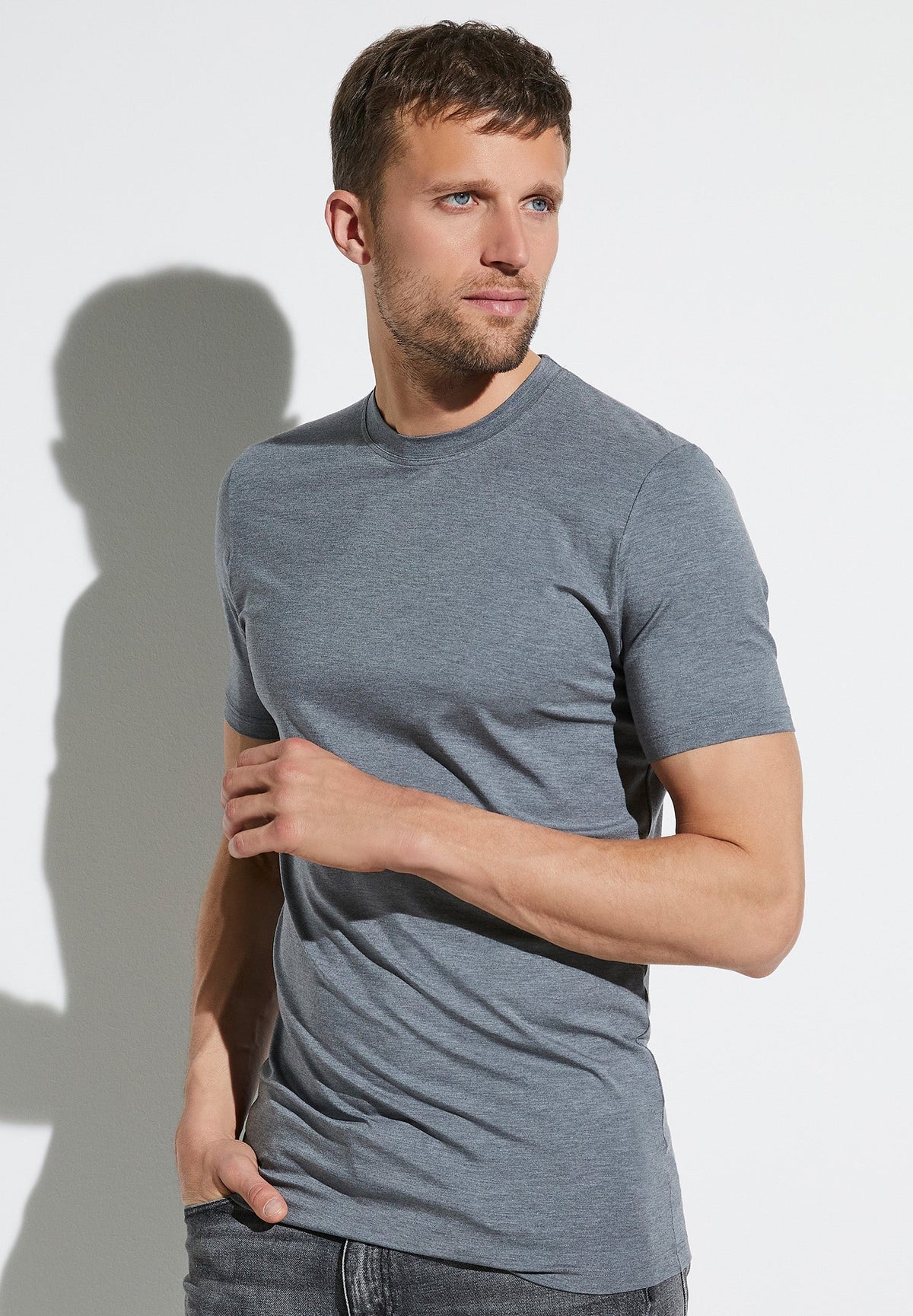 Pureness | T-Shirt kurzarm - grey mélange