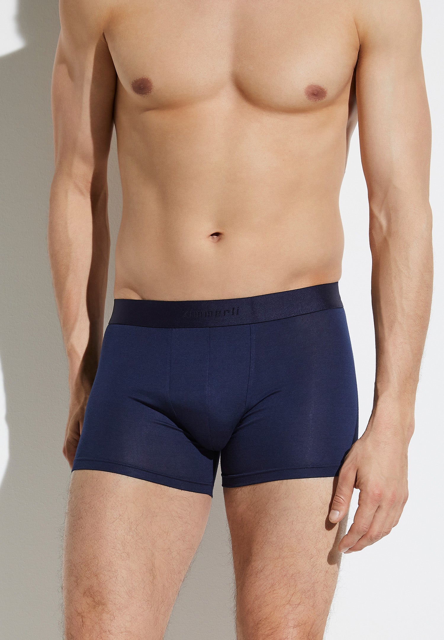 Pureness  Boxer Briefs - navy - Zimmerli of Switzerland (Schweiz)