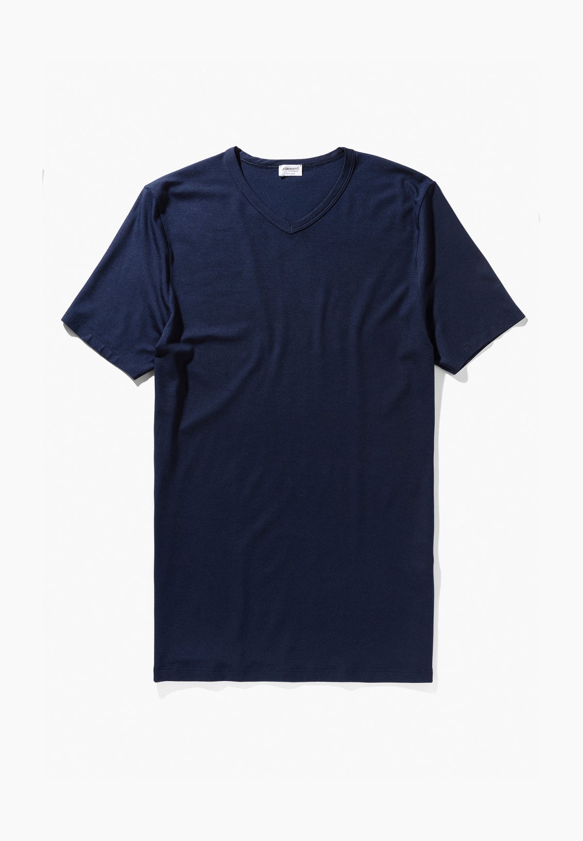 Pureness | T-Shirt à manches courtes col en V - navy