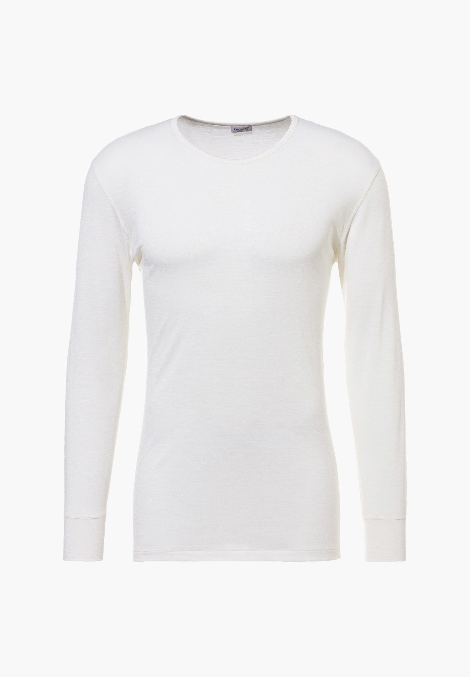 Wool & Silk | T-Shirt Long Sleeve - charcoal