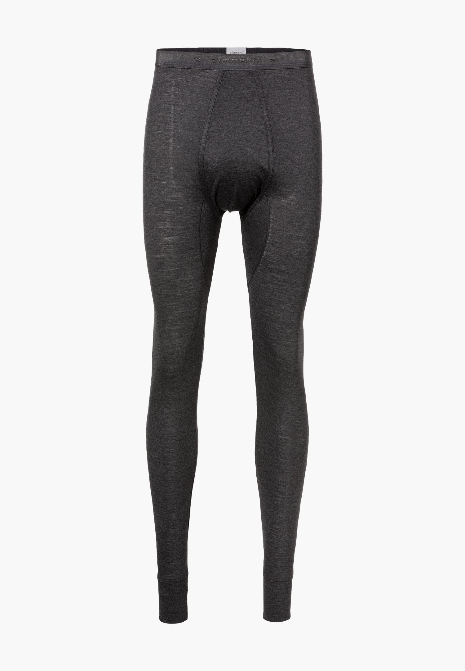 Wool & Silk | Long Johns - charcoal