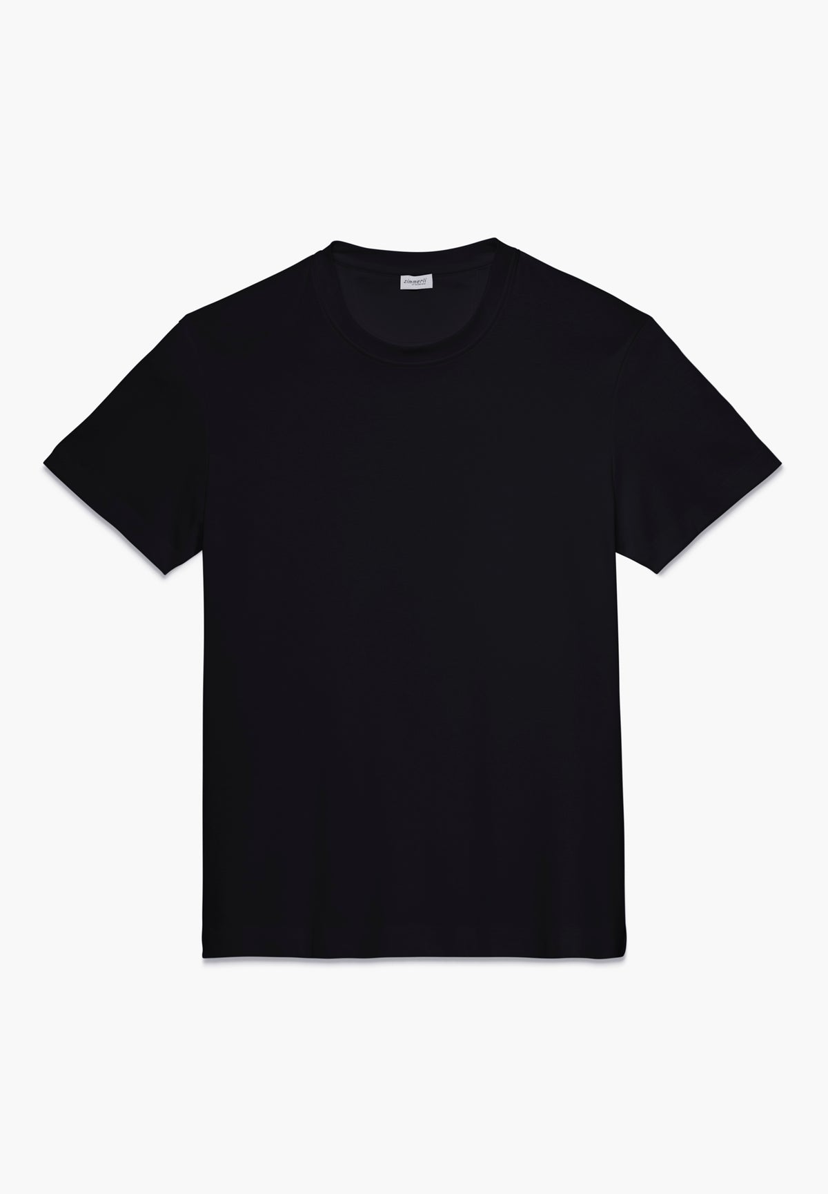 Pima Cotton | T-Shirt kurzarm, Swissmade Ready-to-Wear für Herren - schwarz