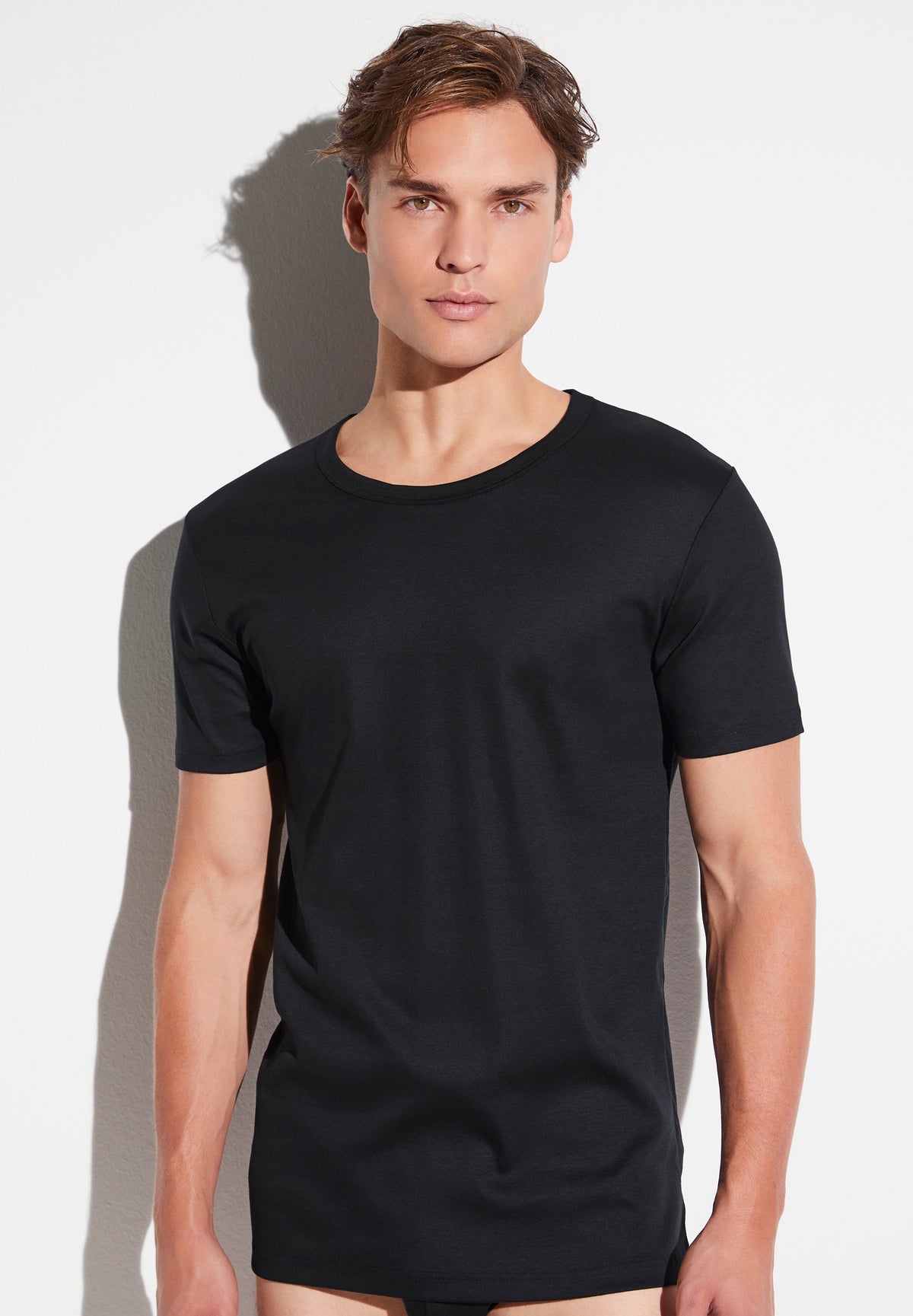 Business Class | T-Shirt kurzarm - black
