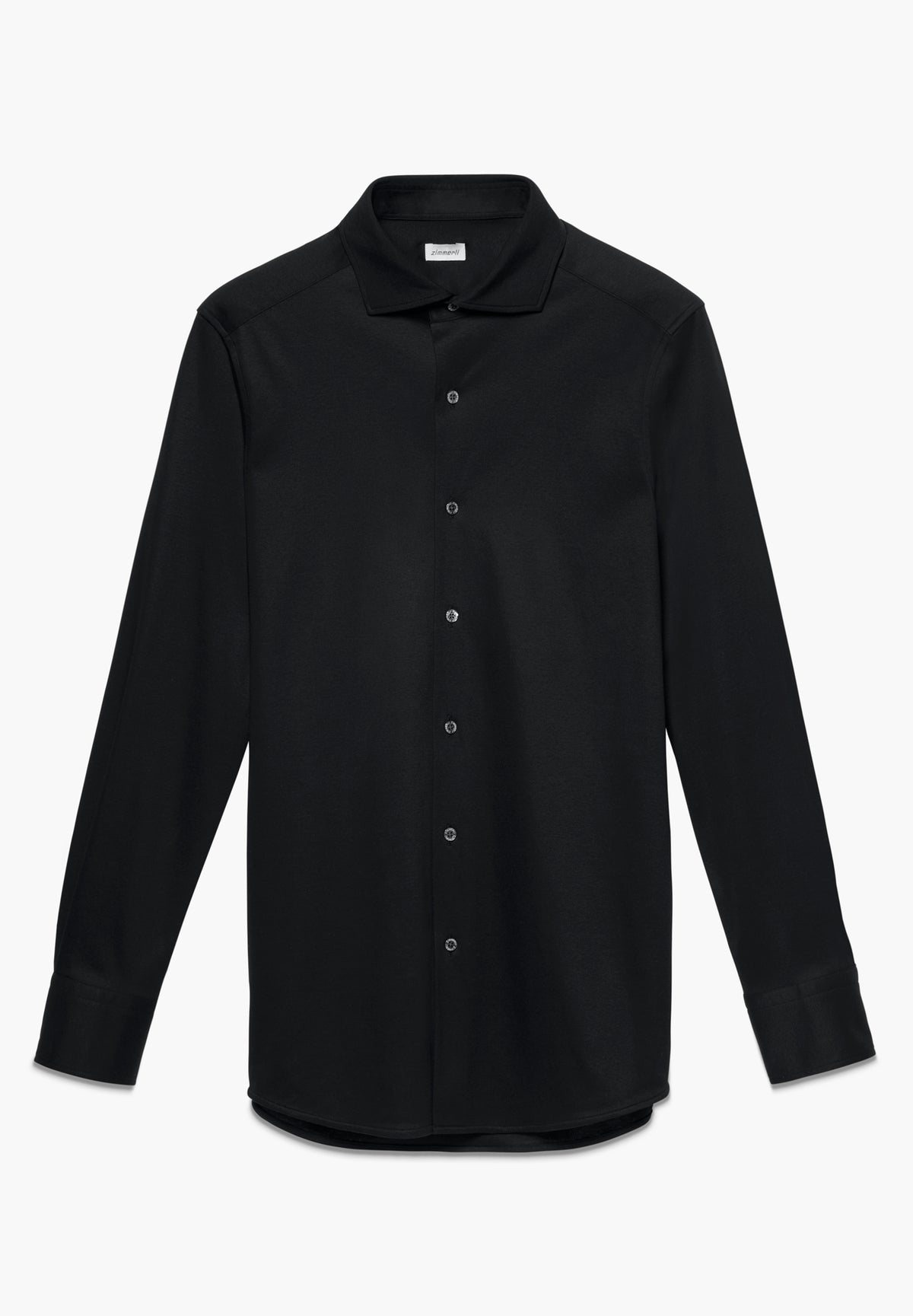 Sea Island | Button-through shirt long sleeve - black