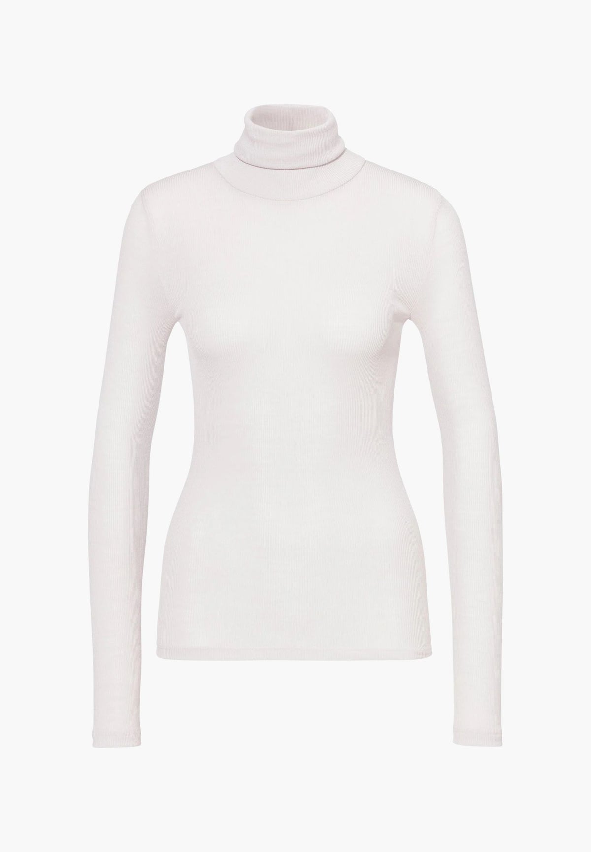 Wool & Silk | Rollkragen langarm - dove