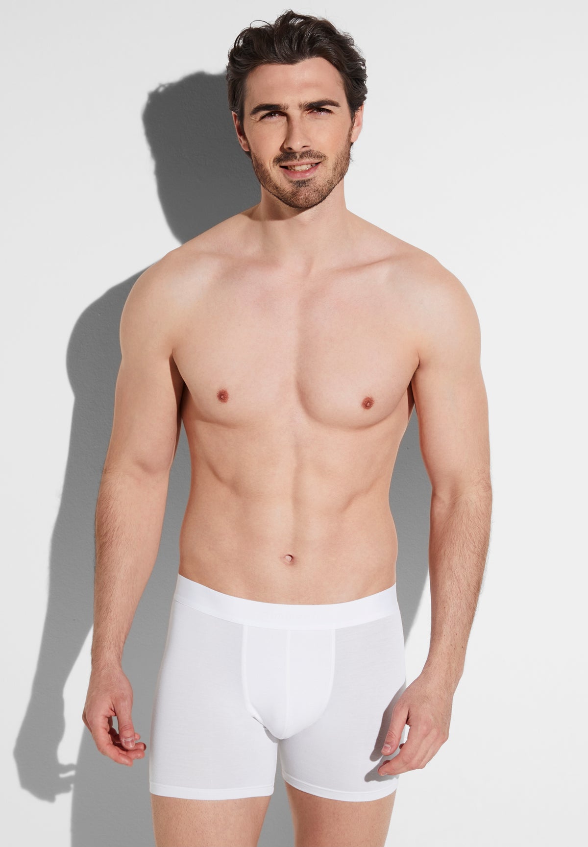 Pureness | Boxer Brief, längeres Bein - weiss