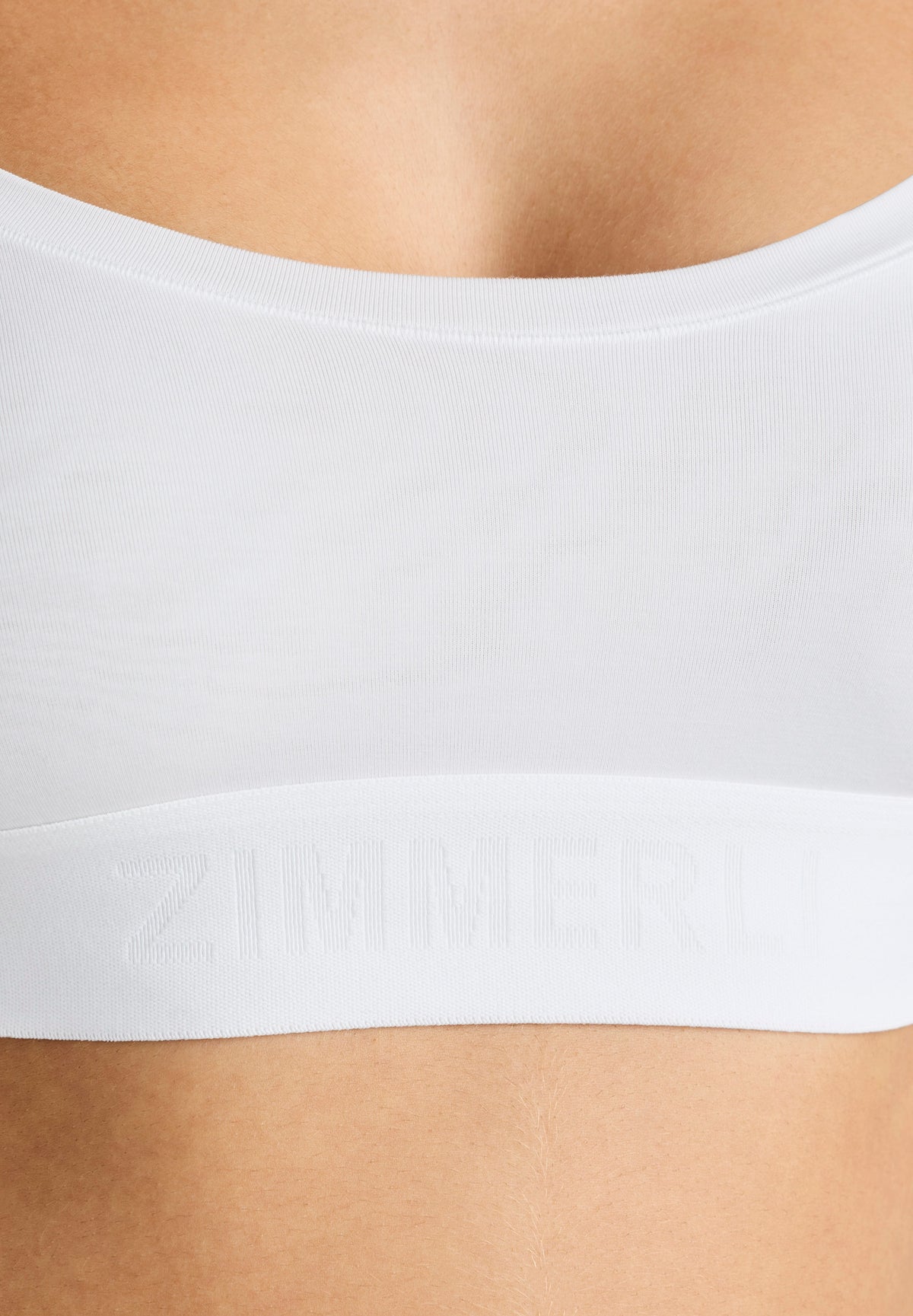 Modern Luxury Soft Bra | Lyocell, Body Fit - weiss