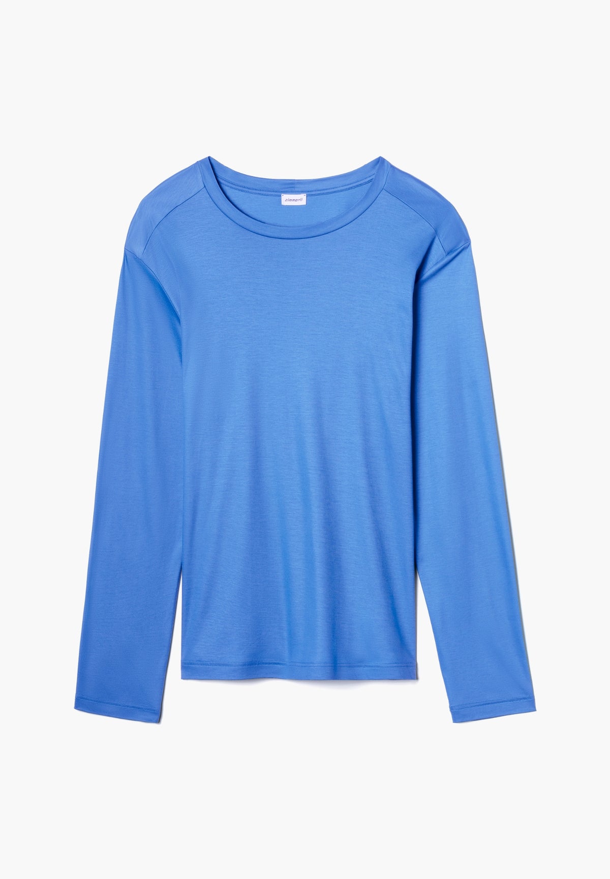 Sustainable Luxury | T-Shirt langarm - cadet blue