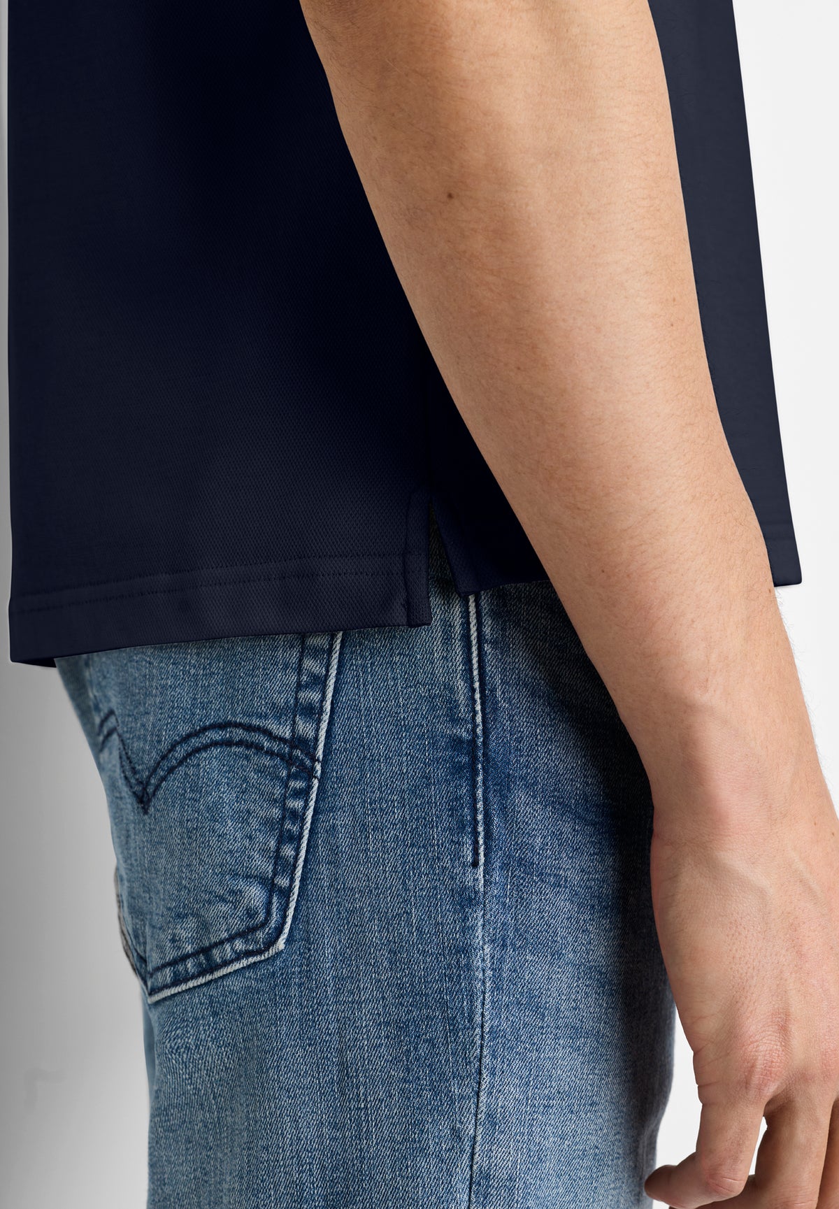 Piqué Lounge | Polo Shirt Short Sleeve - navy