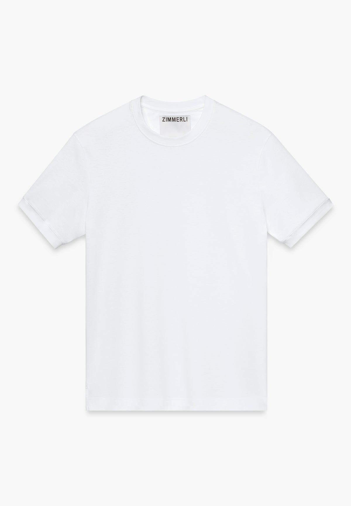 Pima Cotton | T-shirt à manches courtes, Swissmade Ready-to-Wear pour homme - blanc