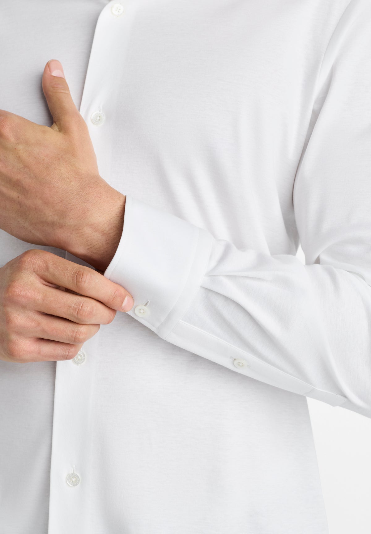 Sea Island | Button-through shirt long sleeve - white