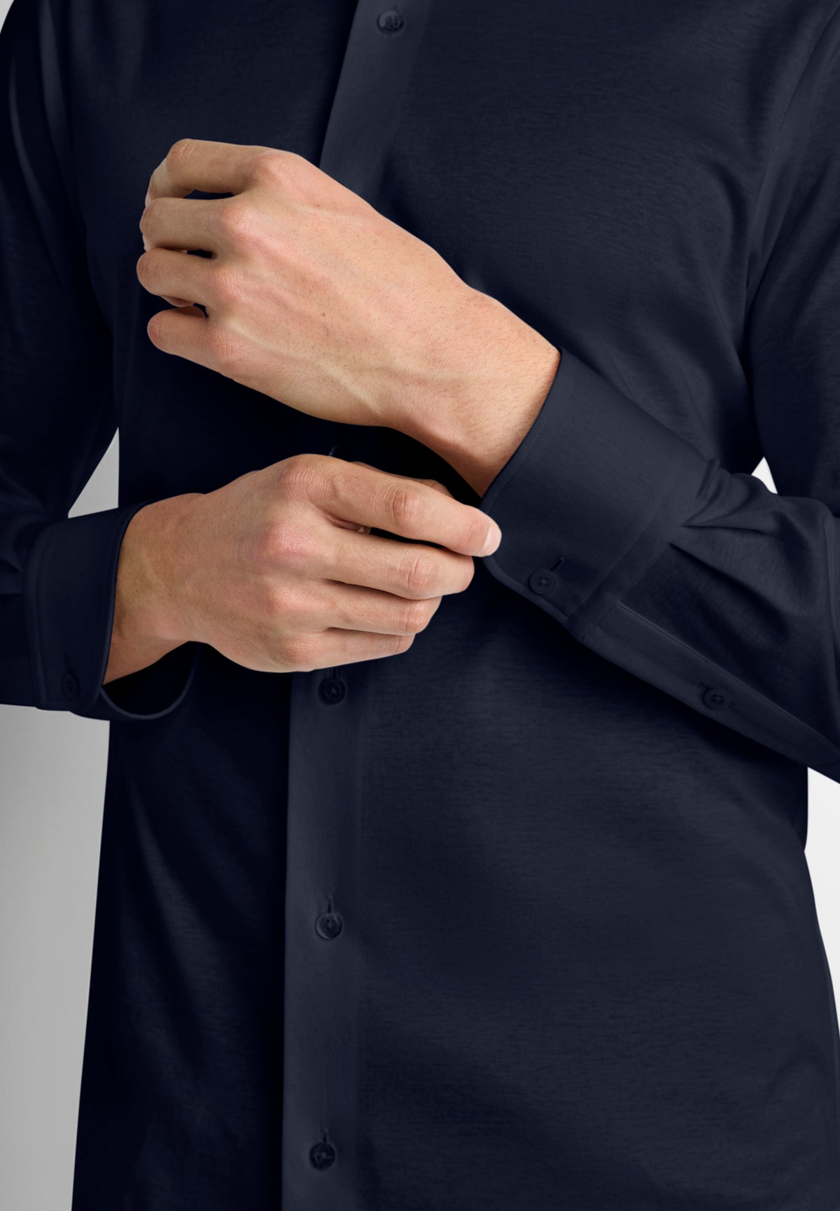 Sea Island | Button-through shirt long sleeve - navy