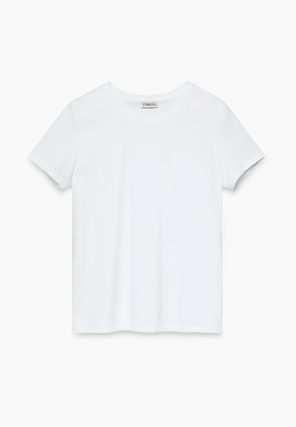 Sea Island | T-shirt manches courtes, Swissmade Ready-to-Wear pour femme - blanc