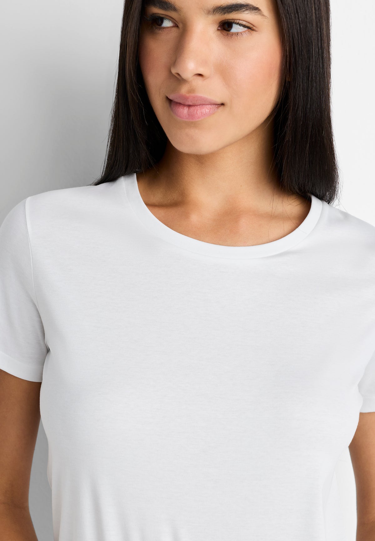 Sea Island | T-Shirt kurzarm, Swissmade Ready-to-Wear für Damen - weiss