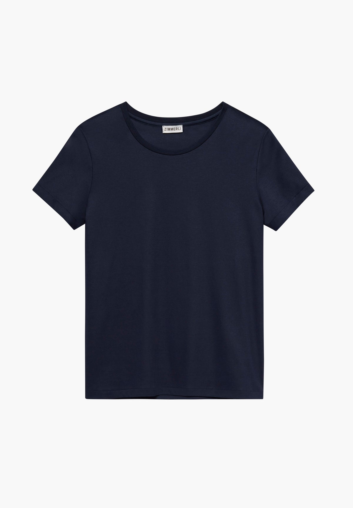Sea Island | T-shirt manches courtes, Swissmade Ready-to-Wear pour femme - navy